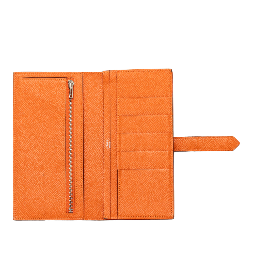 Pre-Loved Hermes Epsom Bearn Soufflet Wallet - Picture 6 of 10